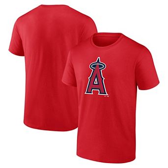 Men's Profile Red Los Angeles Angels Big & Tall Primary Logo T-Shirt
