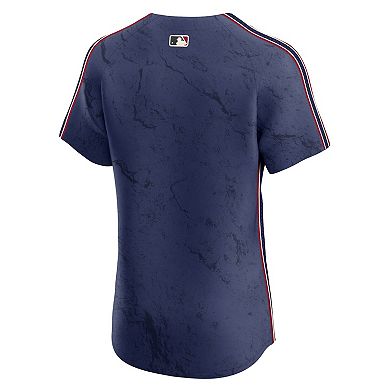 Men's Nike Navy Cleveland Guardians City Connect Elite Jersey