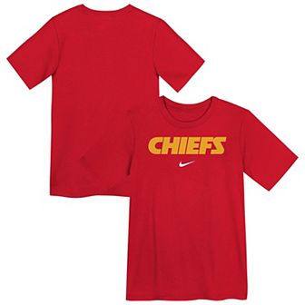 Preschool Nike Red Kansas City Chiefs Wordmark T-Shirt