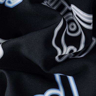 "Men's Chubbies Black Detroit Lions The Neon 5.5"" Classic Lined Swim Trunks"