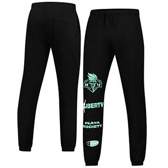 Unisex Playa Society Black New York Liberty Fleece Sweatpants