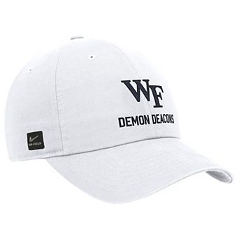 Men's Nike White Wake Forest Demon Deacons 2025 On-Field Club Adjustable Hat