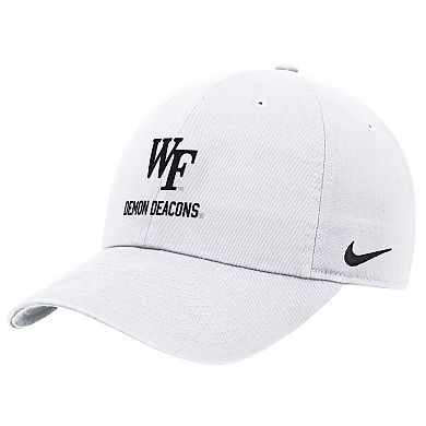 Men's Nike White Wake Forest Demon Deacons 2025 On-Field Club Adjustable Hat