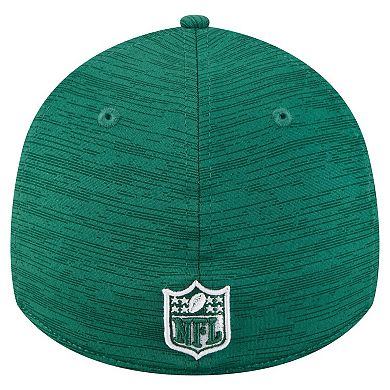 Men's New Era Green New York Jets Stripes 39THIRTY Flex Hat