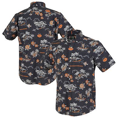 Men's Reyn Spooner Navy Chicago Bears Throwback Kekai Performance Button-Down Shirt