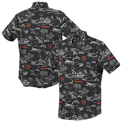 Men's Reyn Spooner Navy Chicago Bears Kekai Performance Button-Down Shirt
