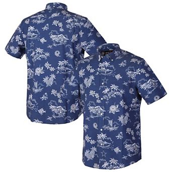 Men's Reyn Spooner Navy Dallas Cowboys Throwback Kekai Performance Button-Down Shirt