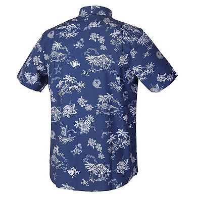 Men's Reyn Spooner Navy Dallas Cowboys Throwback Kekai Performance Button-Down Shirt