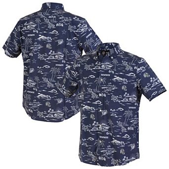 Men's Reyn Spooner Navy Dallas Cowboys Kekai Performance Button-Down Shirt