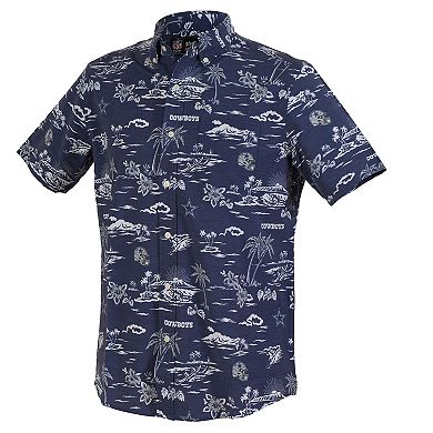 Men's Reyn Spooner Navy Dallas Cowboys Kekai Performance Button-Down Shirt