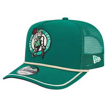 Men's New Era Kelly Green Boston Celtics Vintage Team Rope A-Frame 9FIFTY Snapback Hat