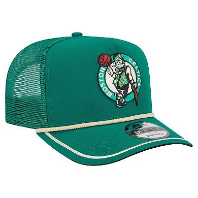 Men's New Era Kelly Green Boston Celtics Vintage Team Rope A-Frame 9FIFTY Snapback Hat