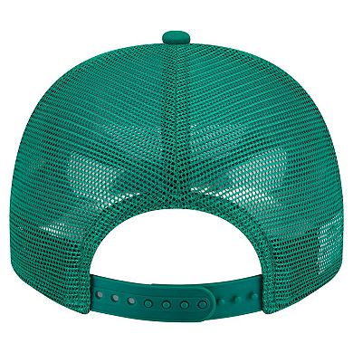Men's New Era Kelly Green Boston Celtics Vintage Team Rope A-Frame 9FIFTY Snapback Hat
