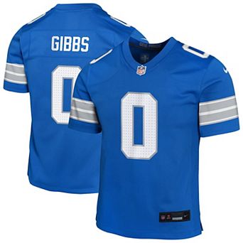 Youth Nike Jahmyr Gibbs Blue Detroit Lions Team Game Jersey