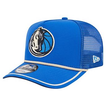 Men's New Era Blue Dallas Mavericks Vintage Team Rope A-Frame 9FIFTY Snapback Hat