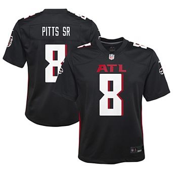 Youth Nike Kyle Pitts Sr. Black Atlanta Falcons Team Game Jersey