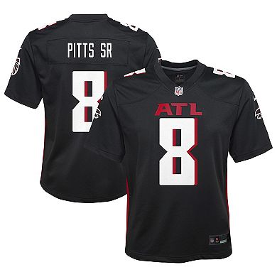 Youth Nike Kyle Pitts Sr. Black Atlanta Falcons Team Game Jersey