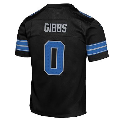 Youth Nike Jahmyr Gibbs Black Detroit Lions Alternate Game Jersey