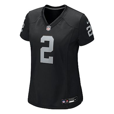 Women's Nike Ashton Jeanty Black Las Vegas Raiders 2025 NFL Draft First Round Pick Team Game Jersey