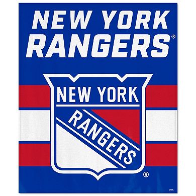 WinCraft New York Rangers Ultra Plush 50" x 60" Throw Blanket