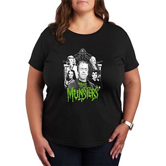 Plus Size The Munsters Group Graphic Tee