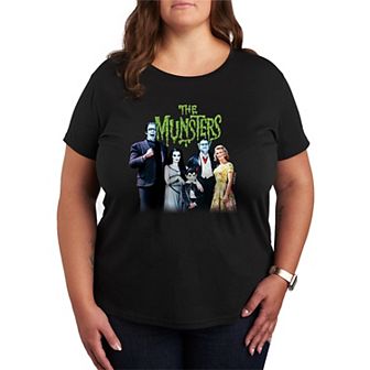 Plus Size The Munsters Family Portrait Graphic Tee
