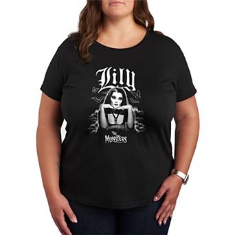 Plus Size The Munsters Lily Graphic Tee