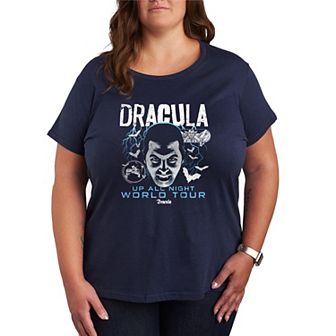 Plus Size Universal Monsters Dracula Graphic Tee