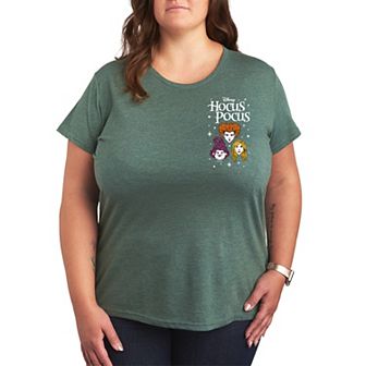 Disney's Hocus Pocus Plus Size Portraits Graphic Tee