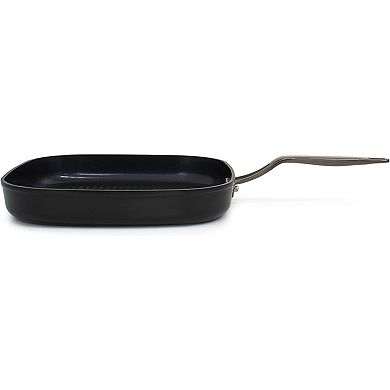 Blu. Cookware 11” Nonstick Grill Pan Griddle, Non-Toxic