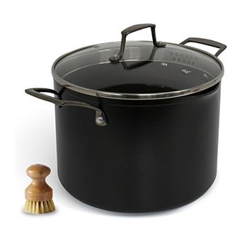Blu. Cookware 8.5-qt Stock Pot with Double Strainer Lid, Non-Toxic, Non-Stick Ceramic