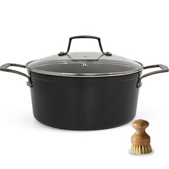 Blu. Cookware 4.5-qt Casserole Pot with Lid, Non-Toxic, Non-Stick Ceramic