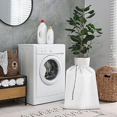 Laundry Bag With Drawstring Closure 28" x 40" Extra Large Heavy Duty Clothes Bag for Dorm Travel