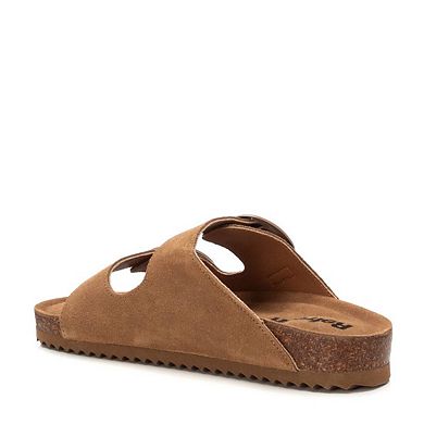 Women's Footbed Sandals with two buckles Refresh By Xti 172833