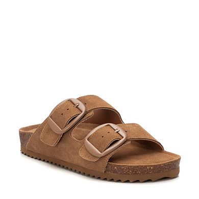 Women's Footbed Sandals with two buckles Refresh By Xti 172833