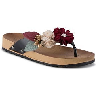 Henry Ferrera By Charming Lady Women's Floral Sandals