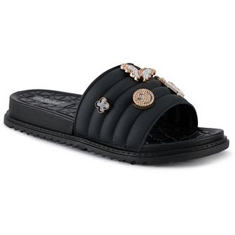 Henry Ferrera By Charming Lady Women's Scallop Charm Sandals