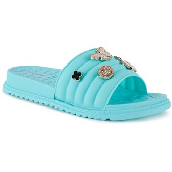 Henry Ferrera By Charming Lady Women's Scallop Charm Sandals