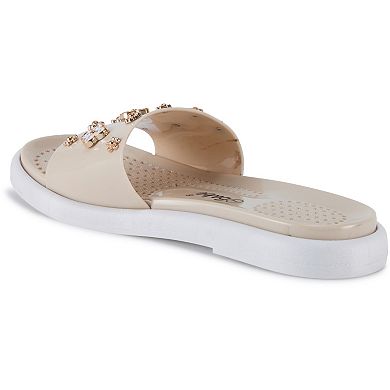 Henry Ferrera By Charming Lady Women's Flower Charm Sandals