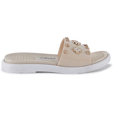 Henry Ferrera By Charming Lady Women's Flower Charm Sandals