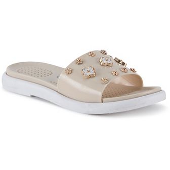 Henry Ferrera By Charming Lady Women's Flower Charm Sandals