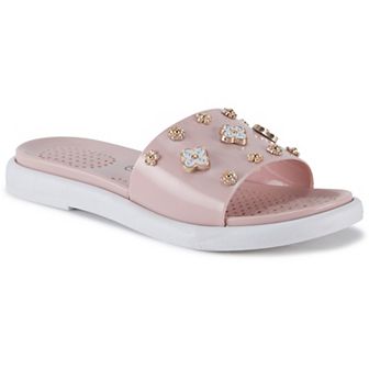 Henry Ferrera By Charming Lady Women's Flower Charm Sandals