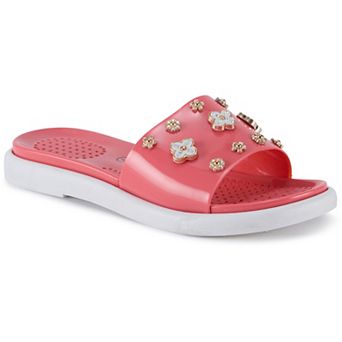 Henry Ferrera By Charming Lady Women's Flower Charm Sandals