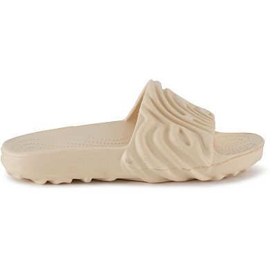 Henry Ferrera By Charming Lady Women's Wavy Slide Sandals