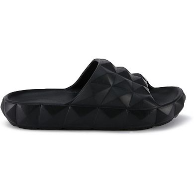 Henry Ferrera By Charming Lady Women's Diamond Slide Sandals