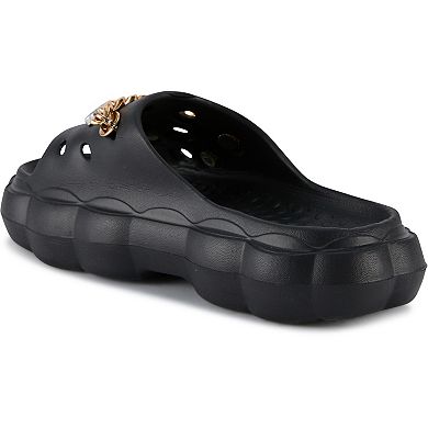 Henry Ferrera By Charming Lady Women's Scallop Charm Sandals