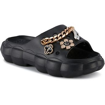 Henry Ferrera By Charming Lady Women's Scallop Charm Sandals