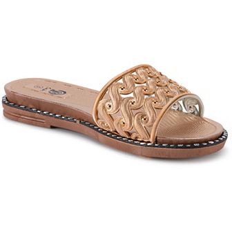 Henry Ferrera By Charming Lady Women's Rhinestone Sandals