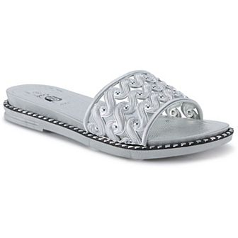 Henry Ferrera By Charming Lady Women's Rhinestone Sandals