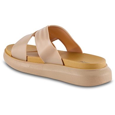Henry Ferrera By Charming Lady Women's Cross-Band Sandals